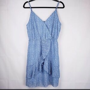 New women’s Spotted ruffle dress